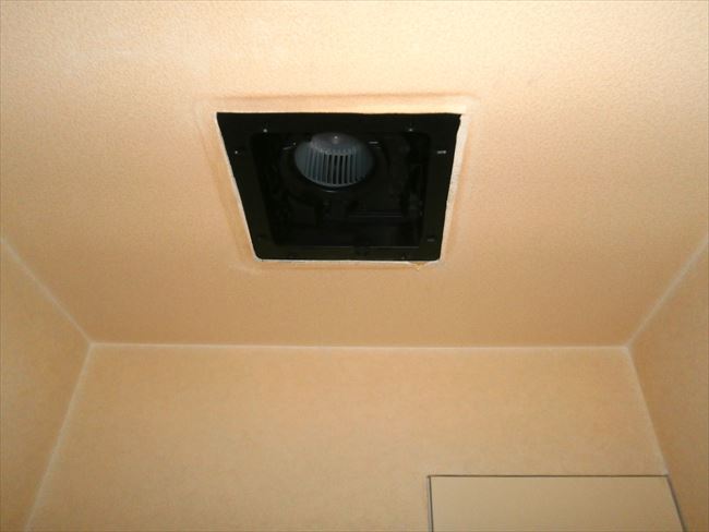 三菱 VD13ZC14換気扇取付け