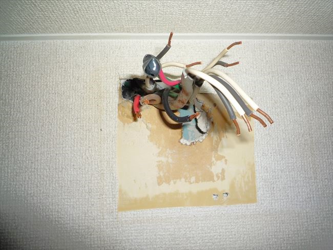 分電盤撤去後