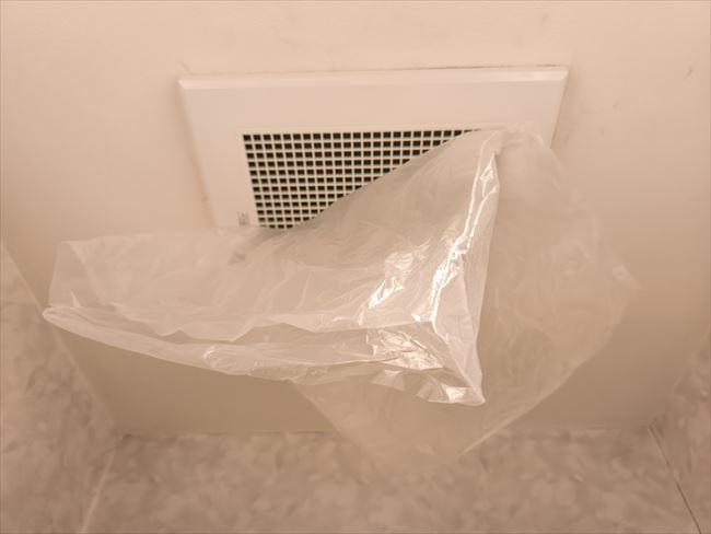 三菱VD-13ZFC14(2部屋換気用)換気扇取付け