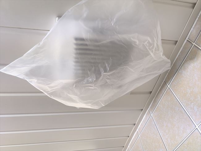 換気風量吸込み確認