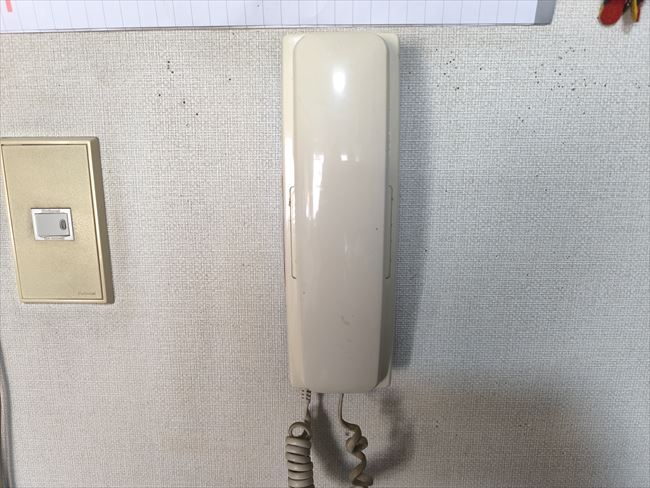 受話式インターホン(乾電池仕様)松下通信VF-422K-W