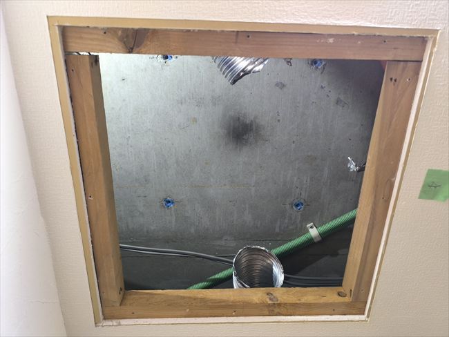 既設アンカー跡