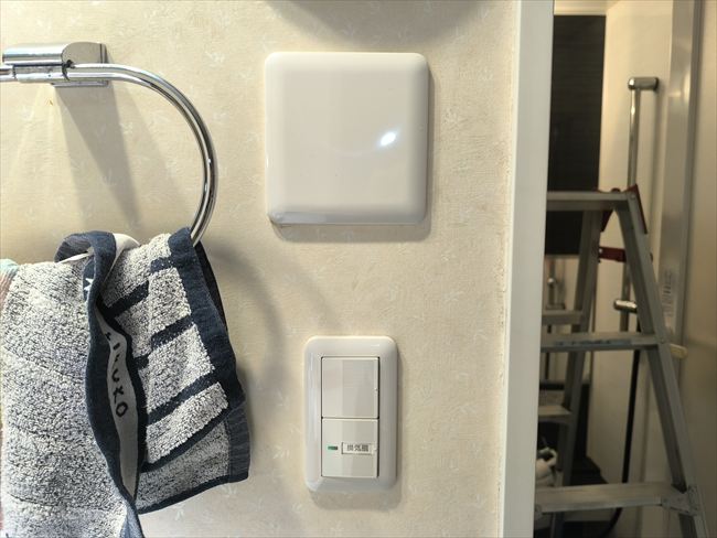 換気スイッチ増設
