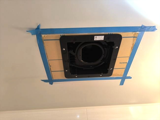 コーキング塗布準備