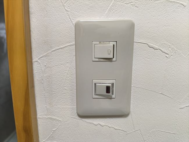 換気スイッチ増設