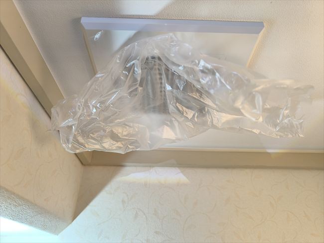 三菱VD-08ZC14トイレ(小空間)専用換気扇吸込み換気テスト