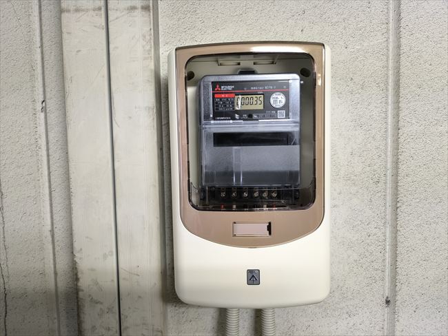 単相三線30A電力メーター積算表示