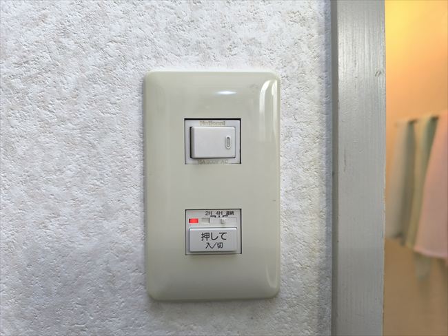 電子式換気扇タイマースイッチ起動